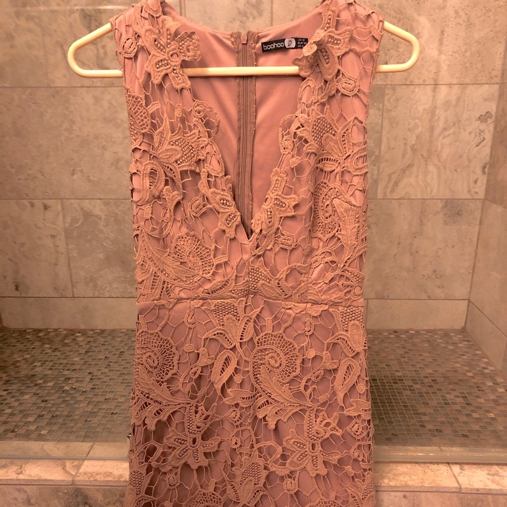 Boohoo Lace Mini Dress